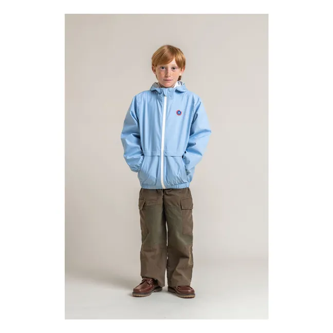 Coupe-Vent Imperméable Bastille Fibres Recyclées | Bleu ciel