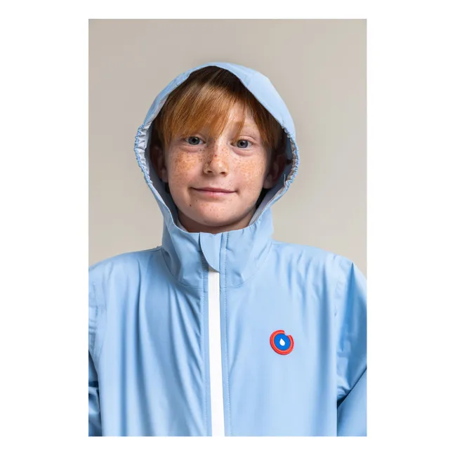 Coupe-Vent Imperméable Bastille Fibres Recyclées | Bleu ciel