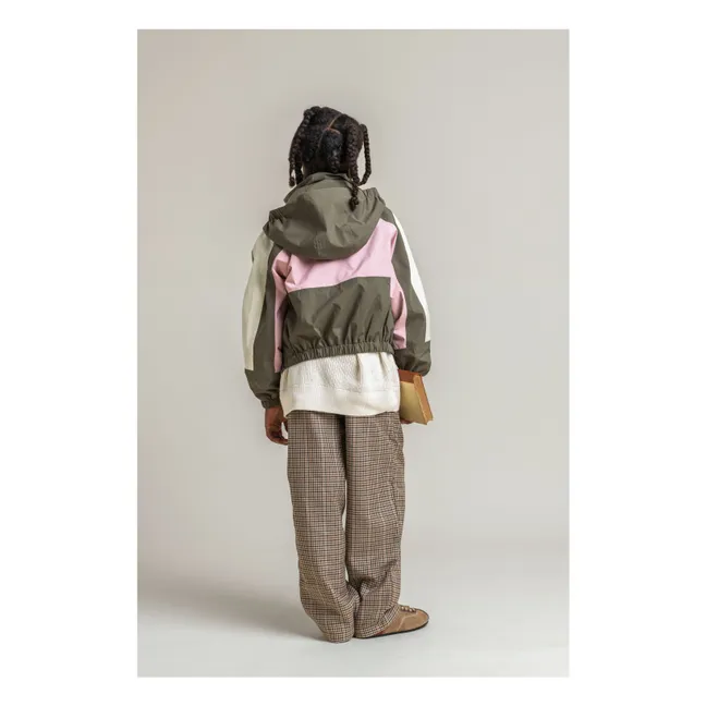 Chaqueta impermeable Abbessito Fibras recicladas | Kaki