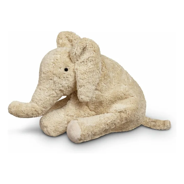 Peluche bouillote Elephant | Beige- Image produit n°0