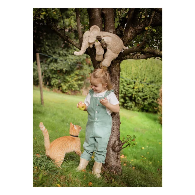 Bolsa de agua caliente de felpa de elefante | Beige