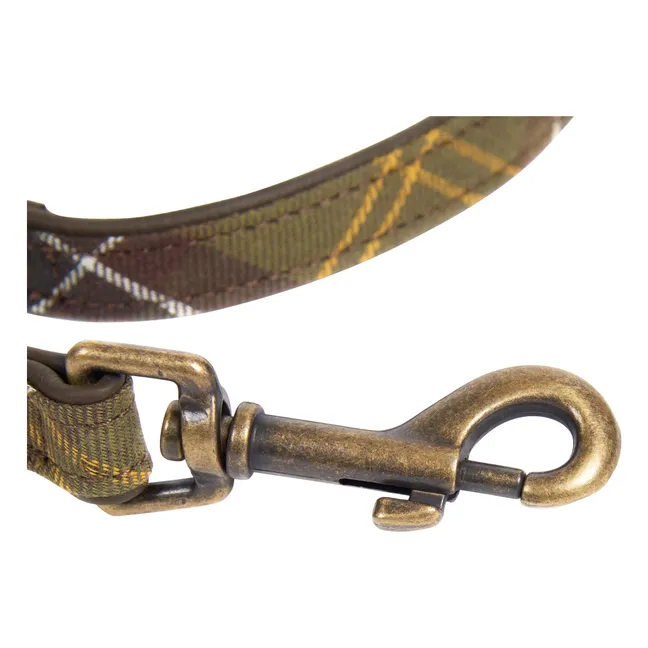 Laisse pour chien Tartan | Taupe