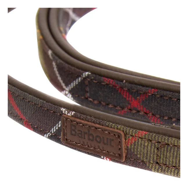 Laisse pour chien Tartan | Taupe