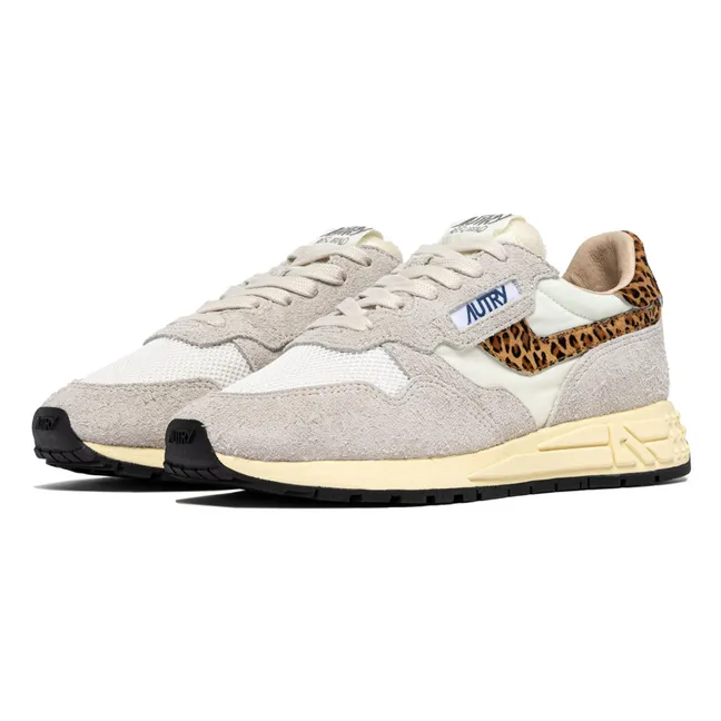 Sneakers Reelwind Low Wildleder Und Nylon Leopard | Beige