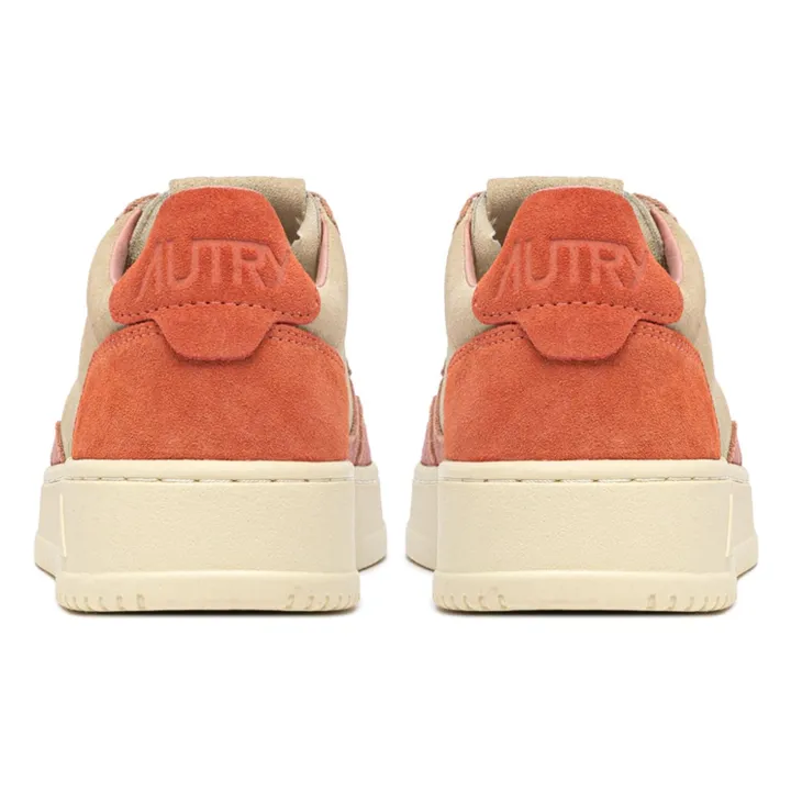 Baskets Medalist Low Tricolore Suède | Orange- Image produit n°5