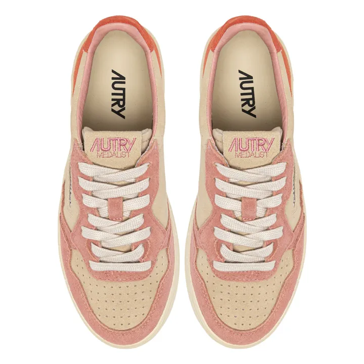 Baskets Medalist Low Tricolore Suède | Orange- Image produit n°3