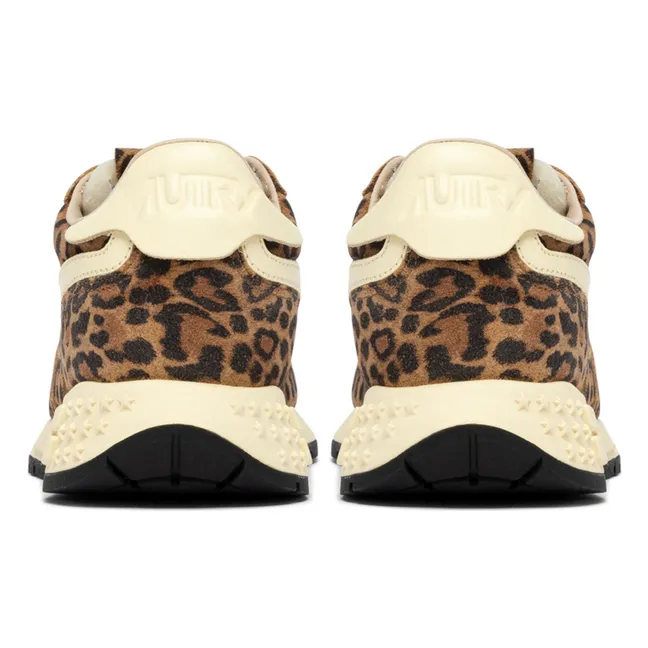 Reelwind Leopard Suede Sneakers | Brown