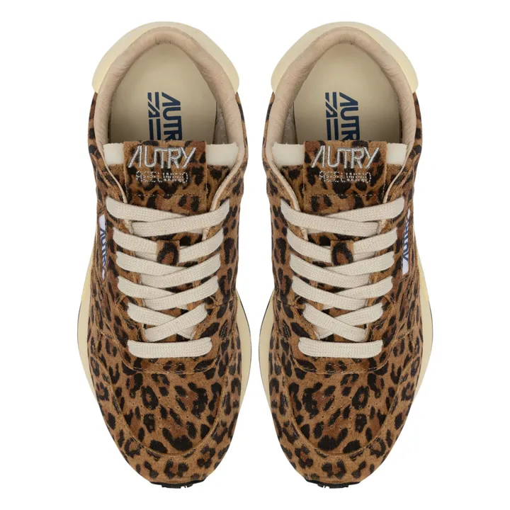 Baskets Reelwind Léopard Suède | Marron- Image produit n°2