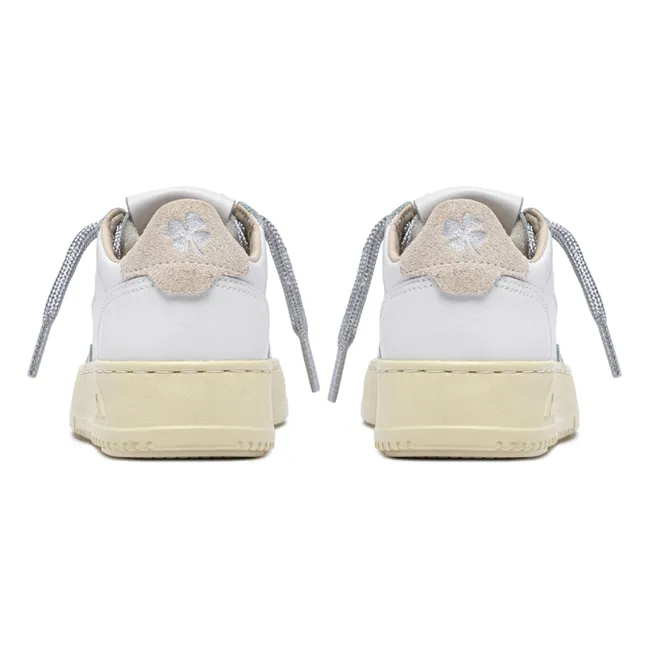 Zapatillas infantiles Medalist Low de piel y ante | Blanco