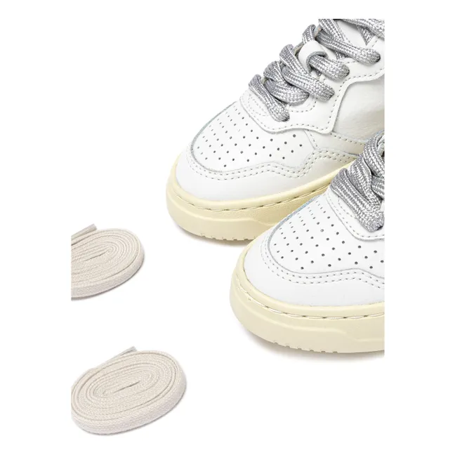 Zapatillas infantiles Medalist Low de piel y ante | Blanco