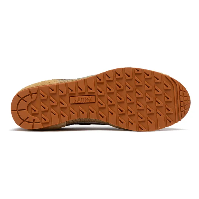 Windspin Low Zapatillas de ante leopardo | Camel