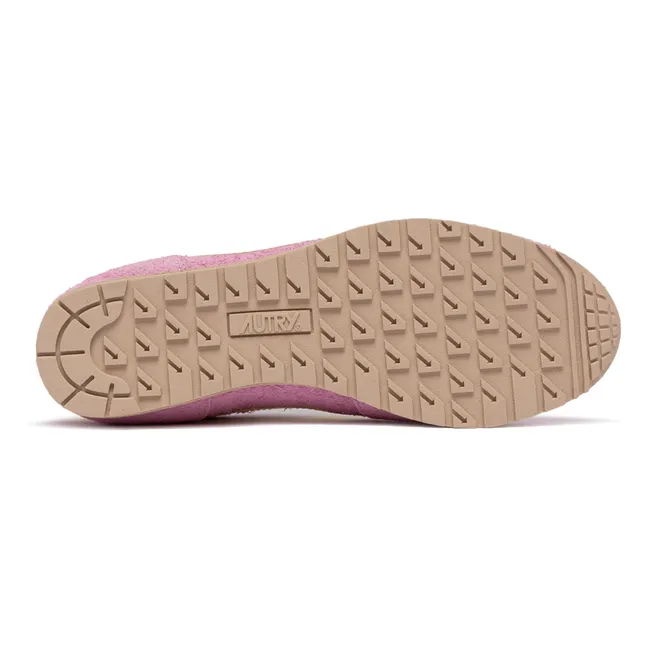 Windspin Low Two-tone Suede and Leather Sneakers | Pink