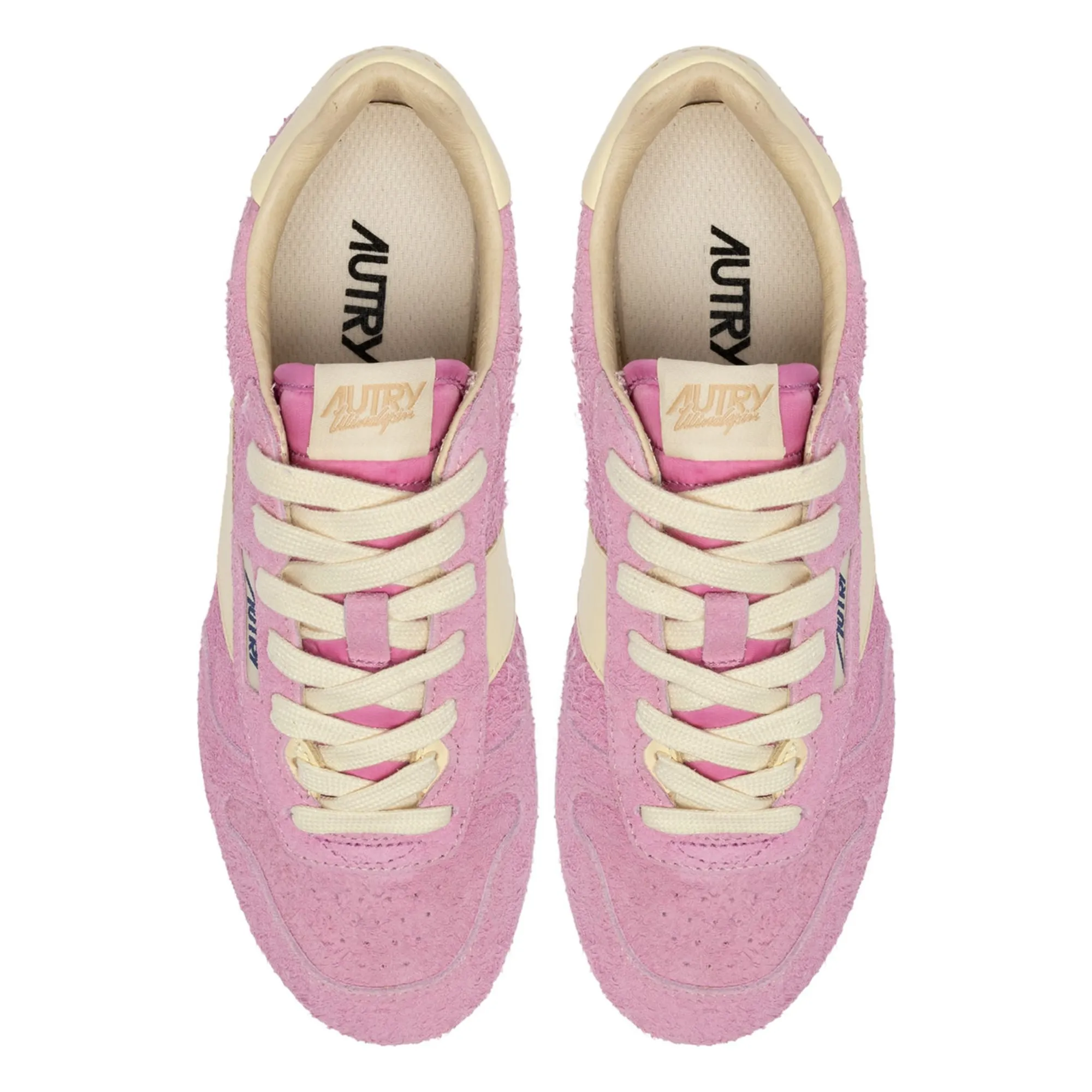 Baskets Windspin Low Bicolore Suède et Cuir | Rose- Image produit n°3