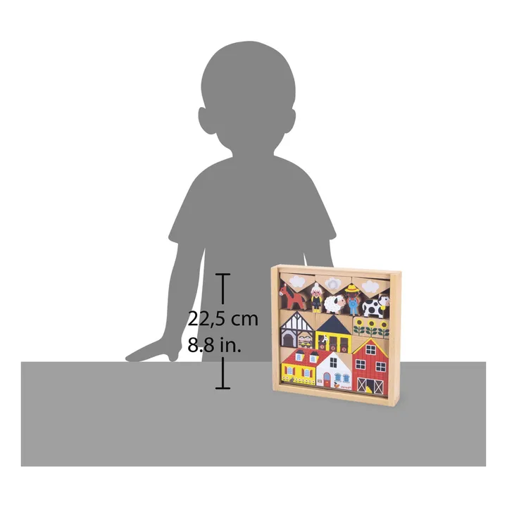 Juego de bloques de madera de campaña - Cross Roads- Imagen del producto n°7