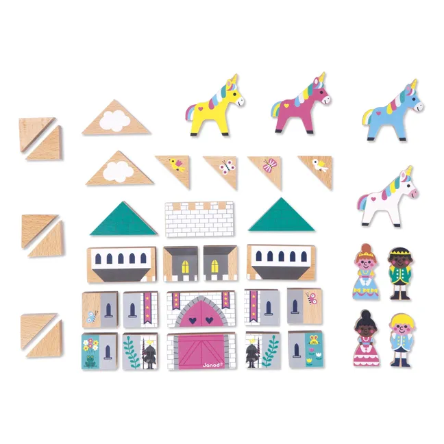 Enchanted Kingdom wooden blocks set - Cross Roads