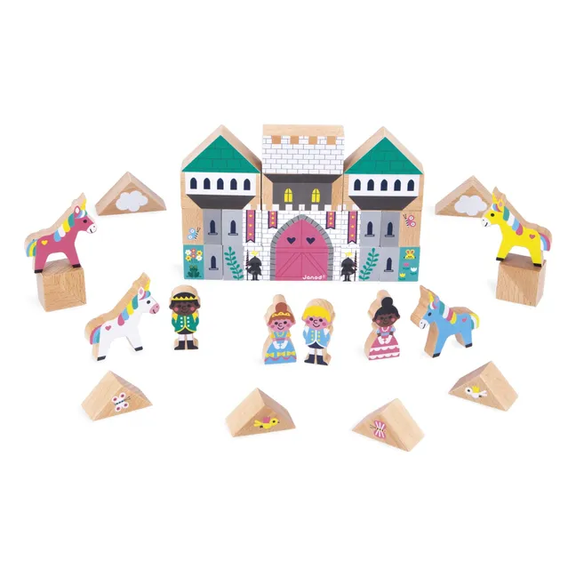 Set de cubes en bois Royaume enchanté - Cross Roads