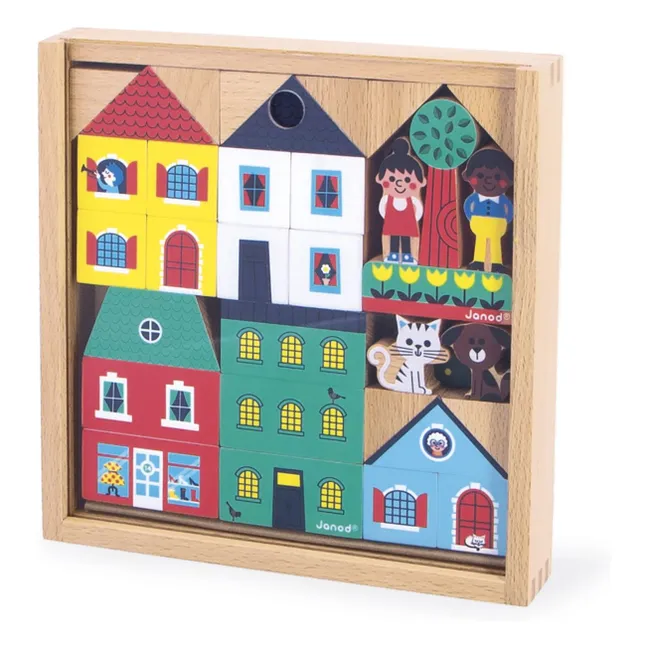 Juego de bloques de madera City - Cross Roads