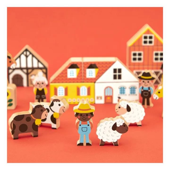 Juego de bloques de madera de campaña - Cross Roads- Imagen del producto n°1