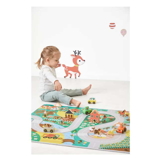 Tapis avec circuit Campagne - Cross Roads
