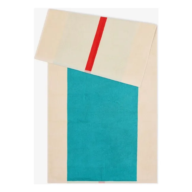 Serviette de bain, Muller Van Severen | Turquoise