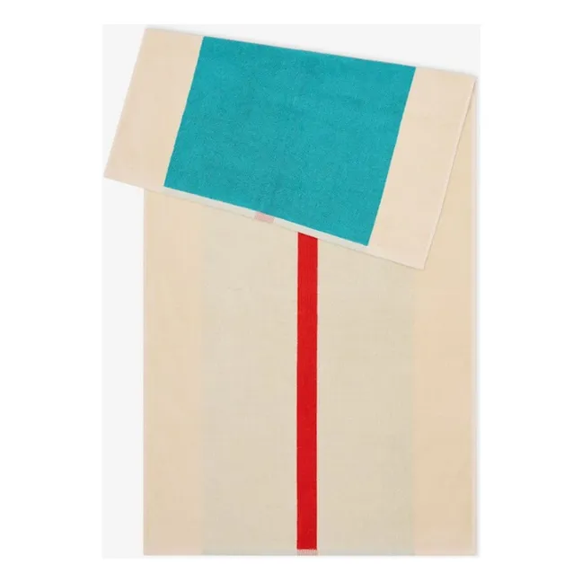 Serviette de bain, Muller Van Severen | Turquoise
