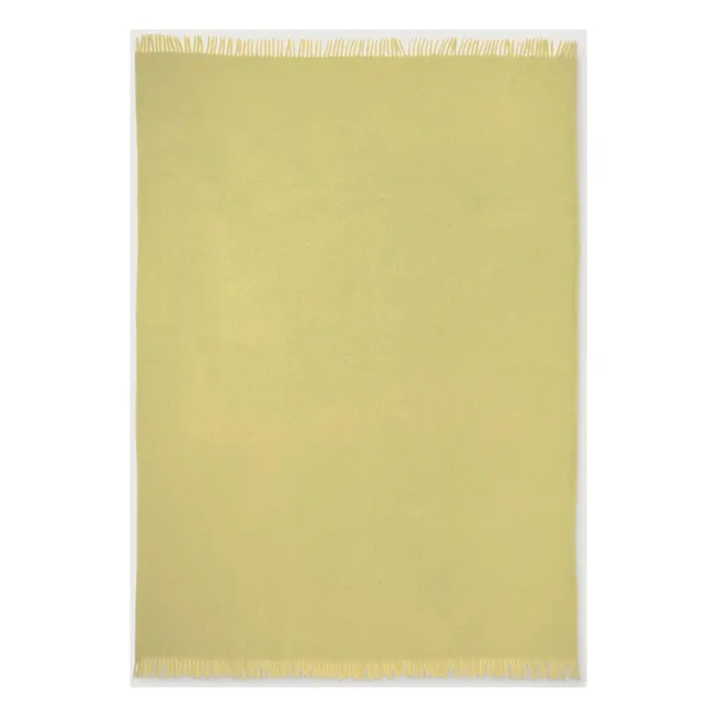 Plaid en mohair Cloud | Vert pâle