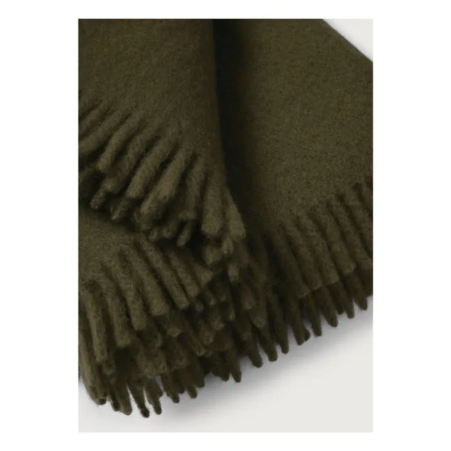 Manta de mohair nube | Olive