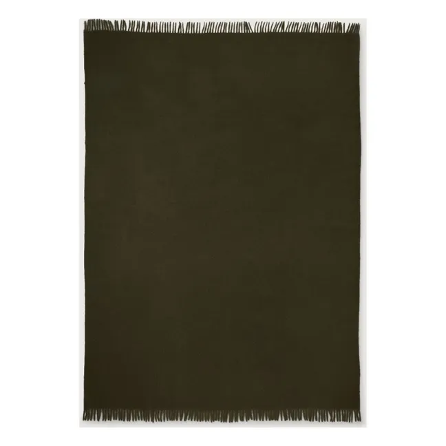 Plaid en mohair Cloud | Olive