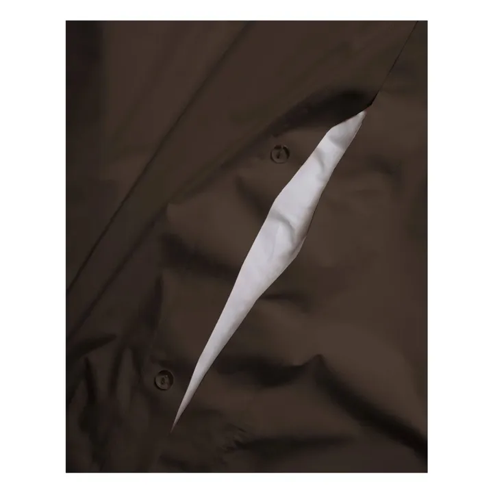Housse de couette en percale organique - Coffee Brown | Café- Image produit n°3