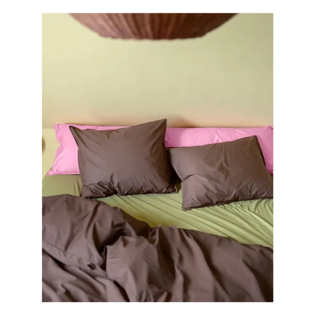 Comforter cover in organic percale - Coffee Brown | Coffee