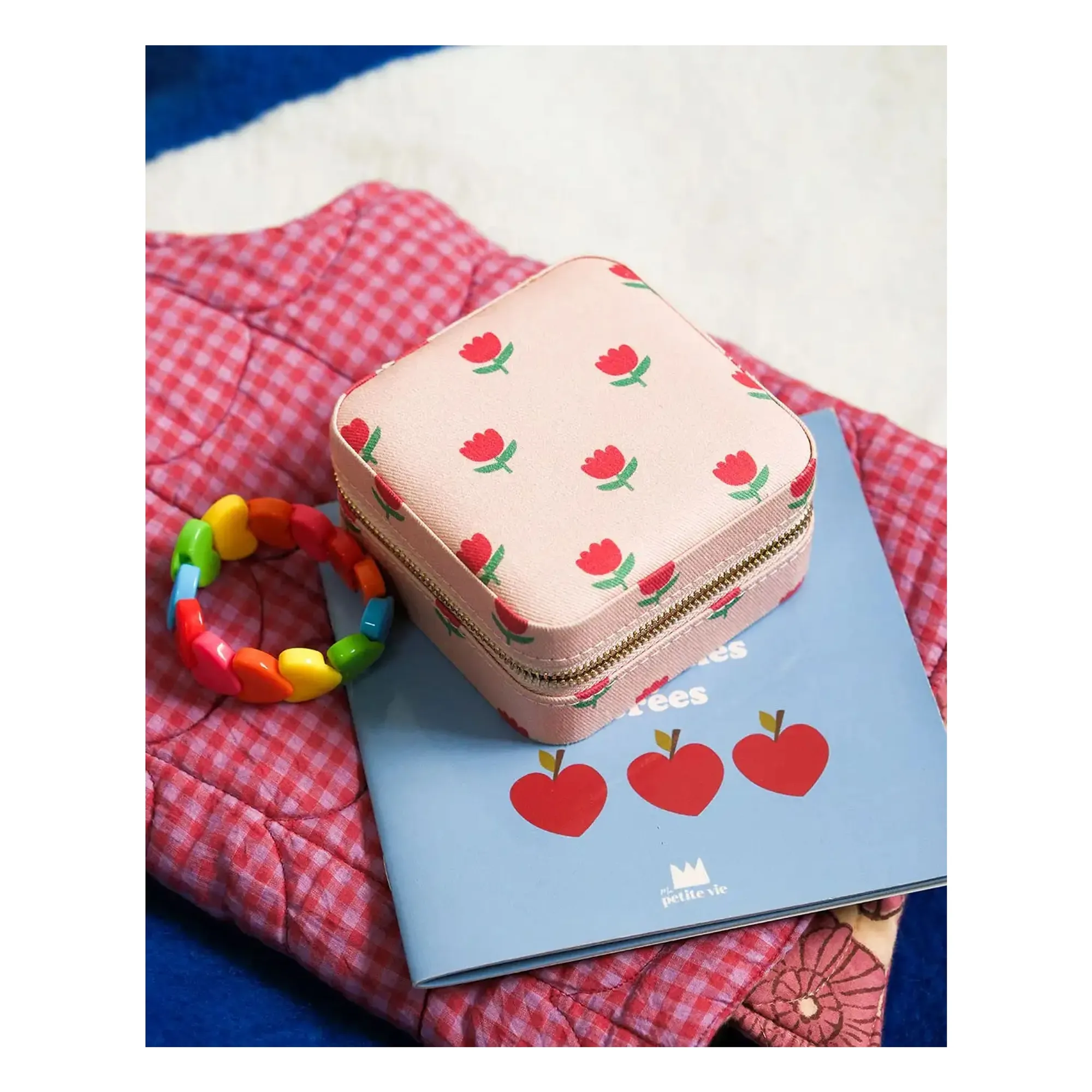 Ma Petite Vie Pink Flower Jewelry Box
