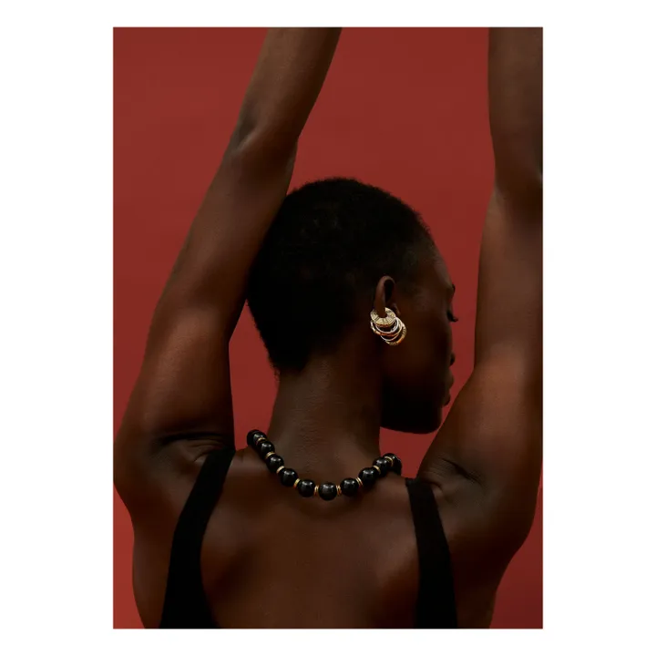 Earcuff Quadra | Noir- Image produit n°1