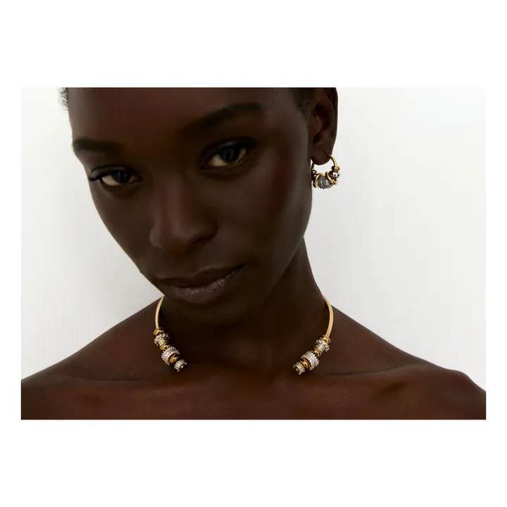 Boucles d'Oreilles Luma | Doré- Image produit n°1