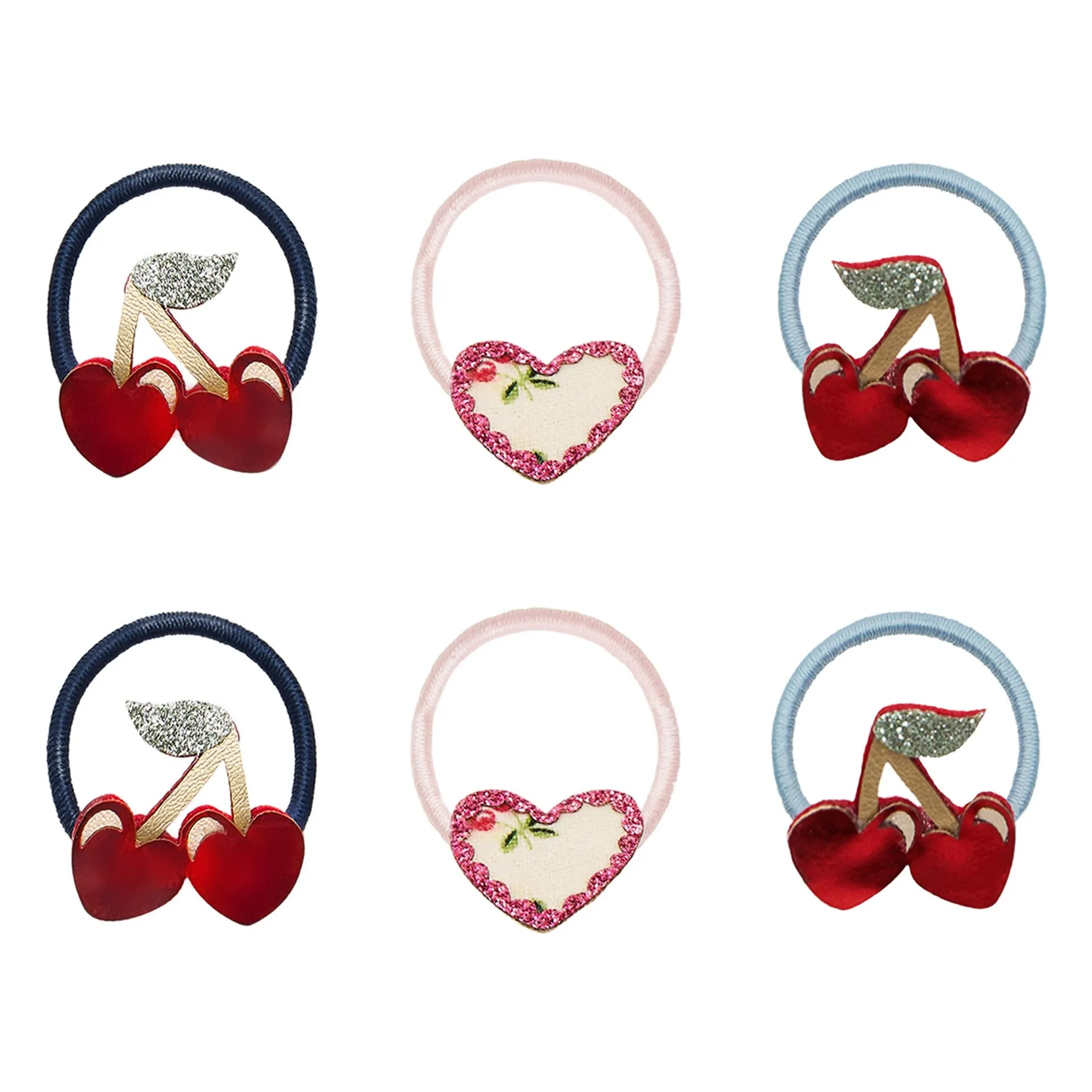 Mimi & Lula Red Set Of 6 Chouchous Cesires