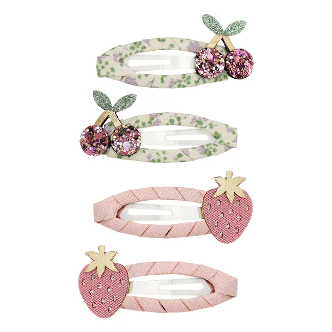 Paquete de 4 barritas de frutas de verano | Rosa