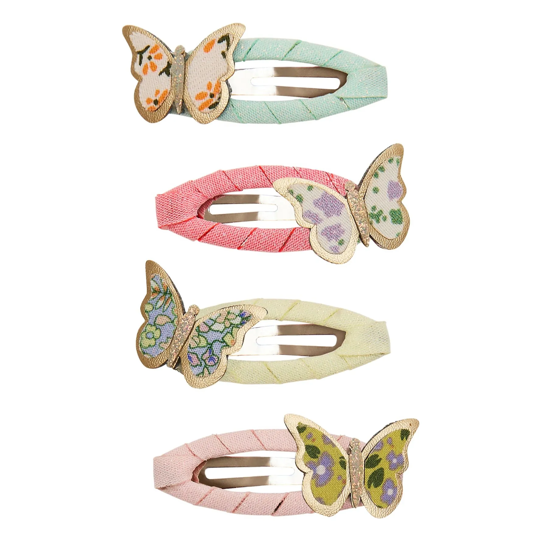 Mimi & Lula Turquoise Set Of 4 Flowered Bars