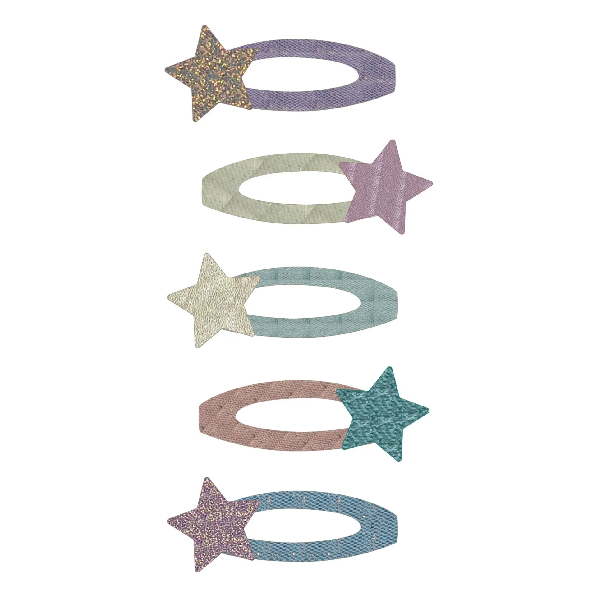 Mimi & Lula Blue Set Of 5 Stellina Hair Clips