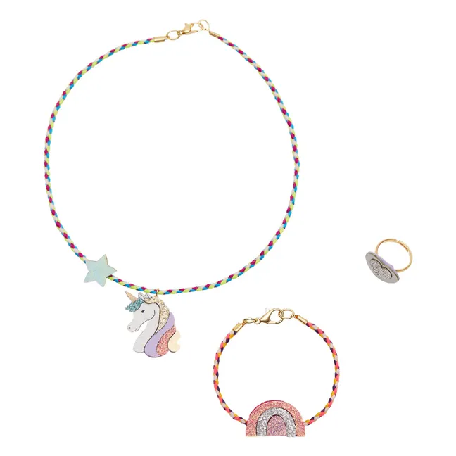 Juego de joyas Unicornio | Rosa