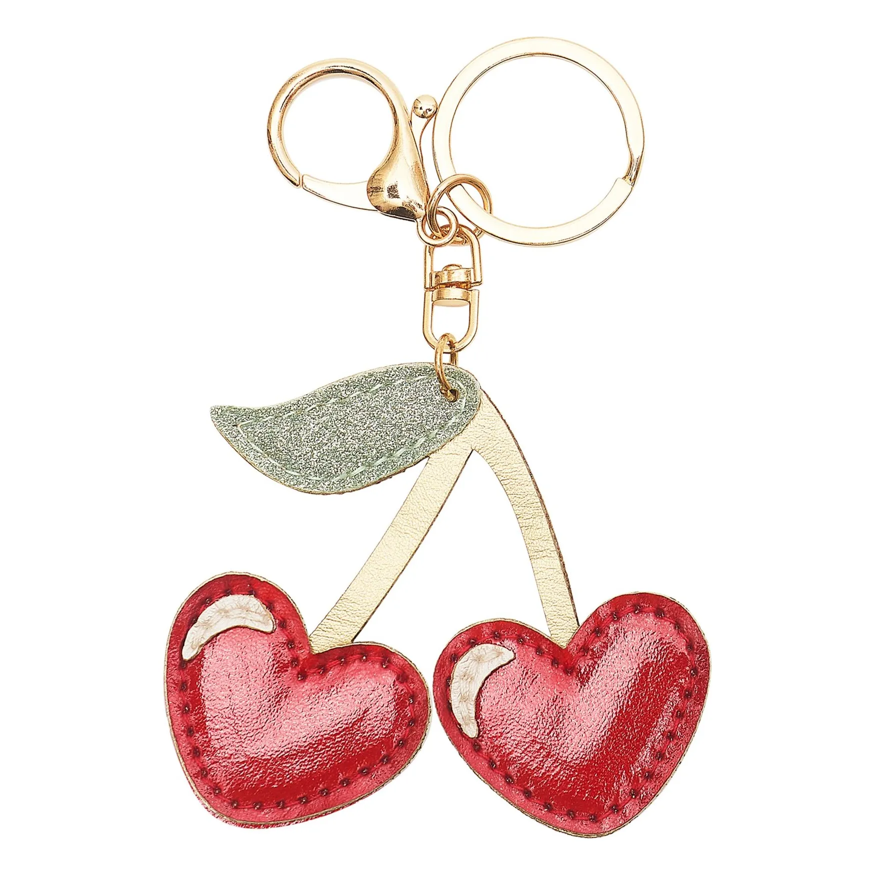 Mimi & Lula Red Cherry Keyring