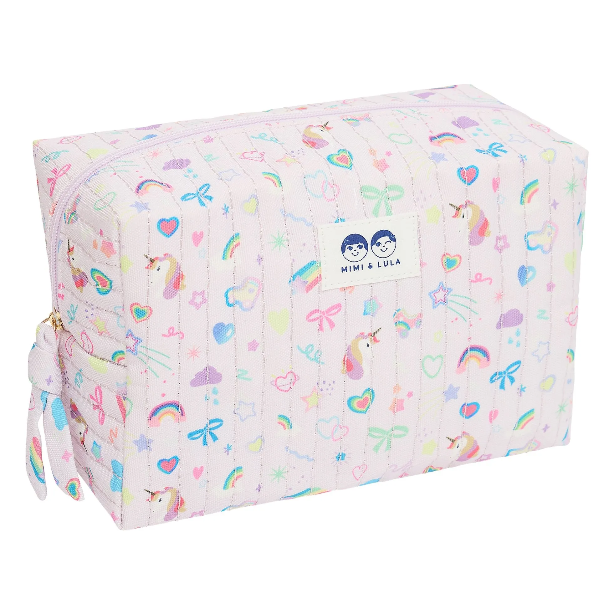Mimi & Lula Pale Pink Unicorn Toiletry Bag