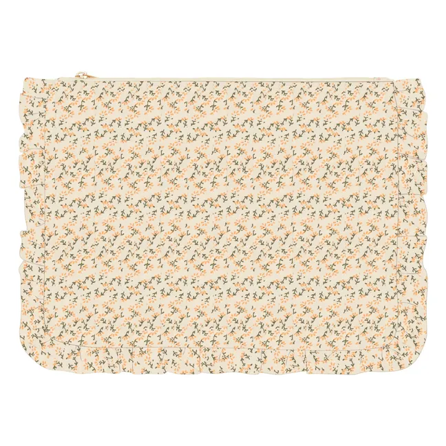 Pochette Disty Fleurie | Sable