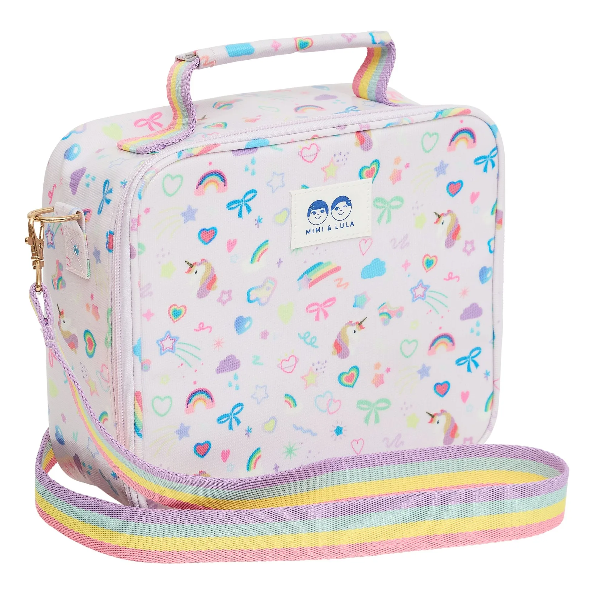 Mimi & Lula Pale Pink Unicorn Cooler Bag