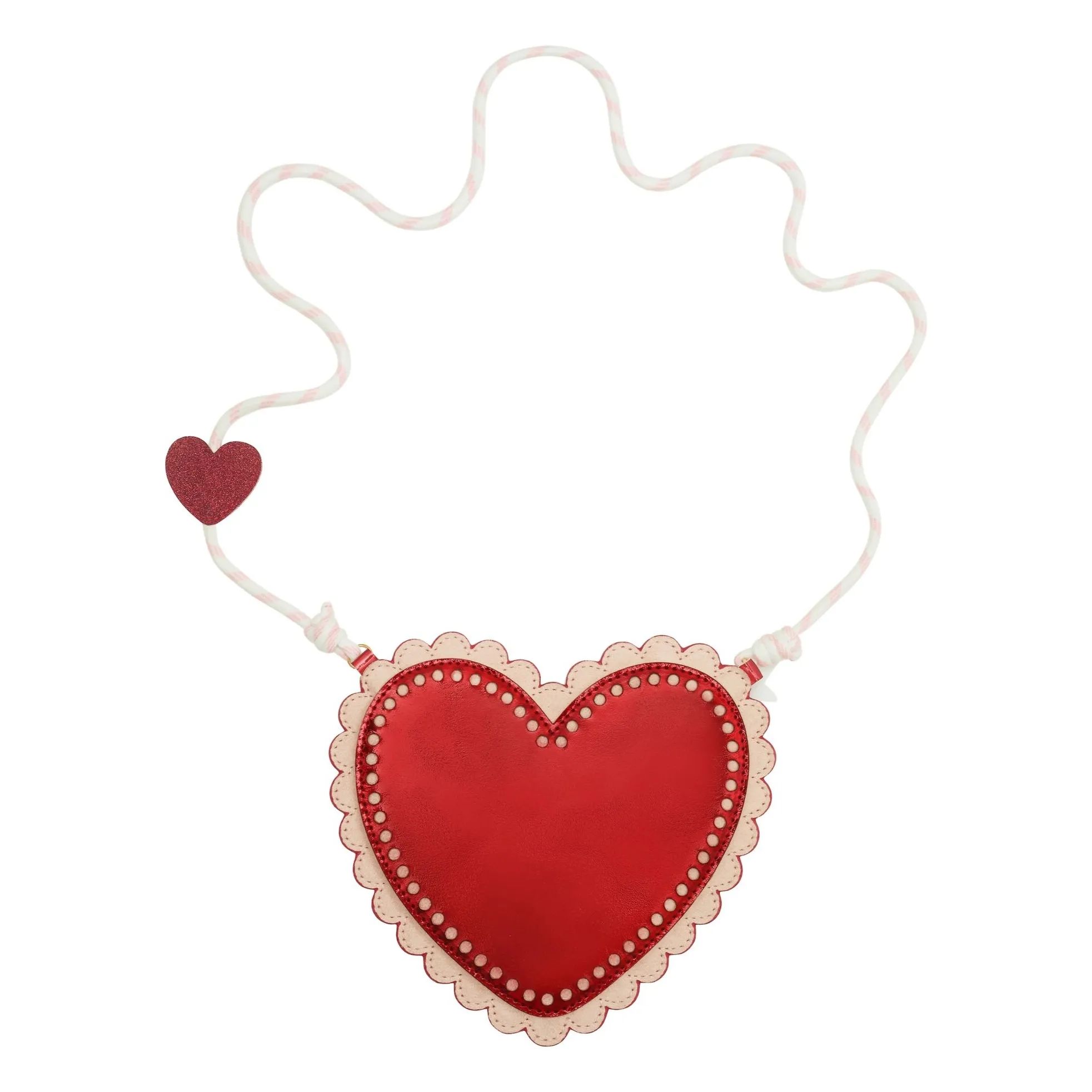 Mimi & Lula Red Festoon Heart Bag