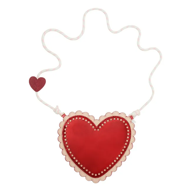 Festoon Heart bag | Red
