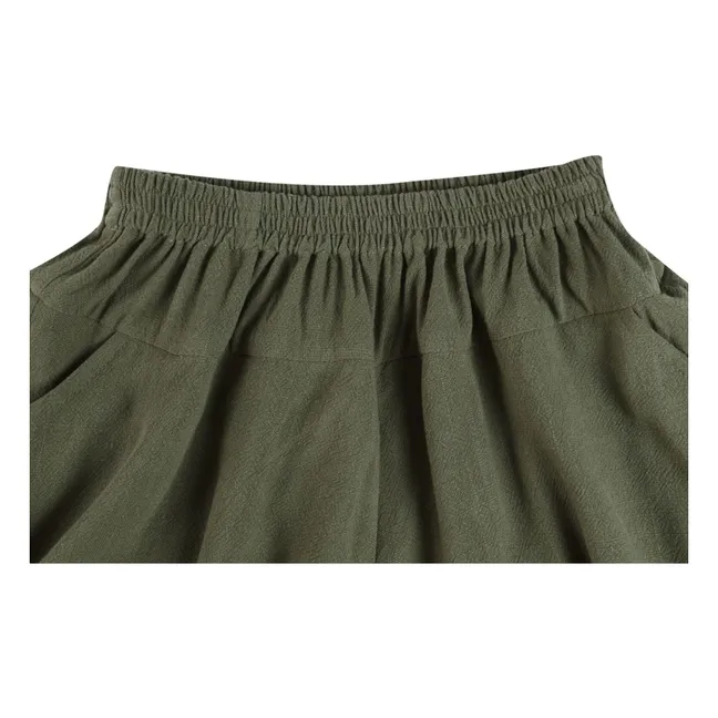 Short Mazena Lin | Kaki foncé