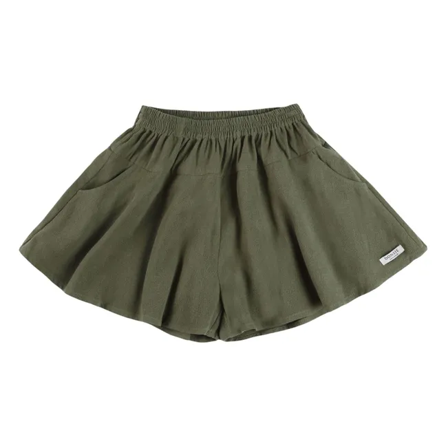 Short Mazena Lin | Kaki foncé