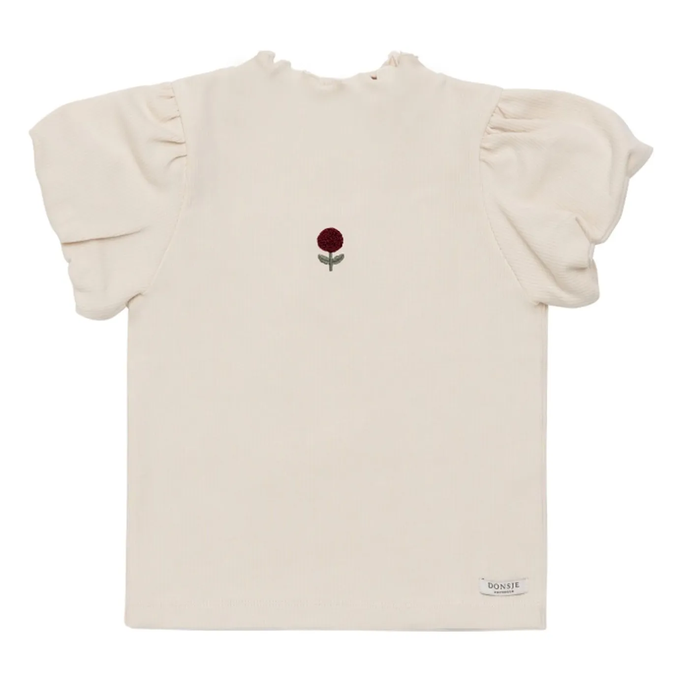 Donsje Ecru Marien Fleur Organic Cotton T-Shirt