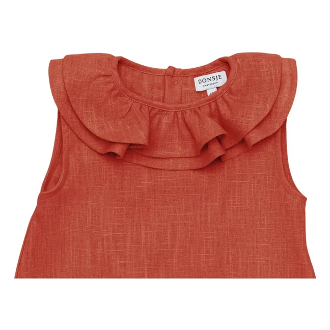 Robe Michelle Lin | Rouge délavé