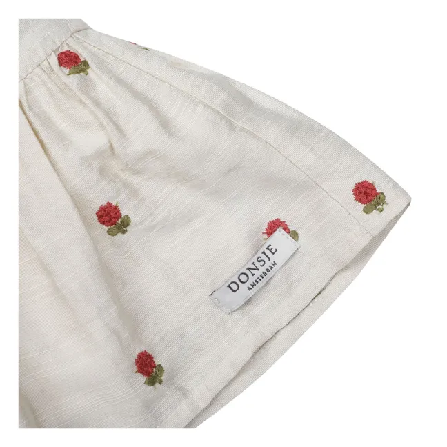Skirt Lazie Fleurs Tencel | Ecru