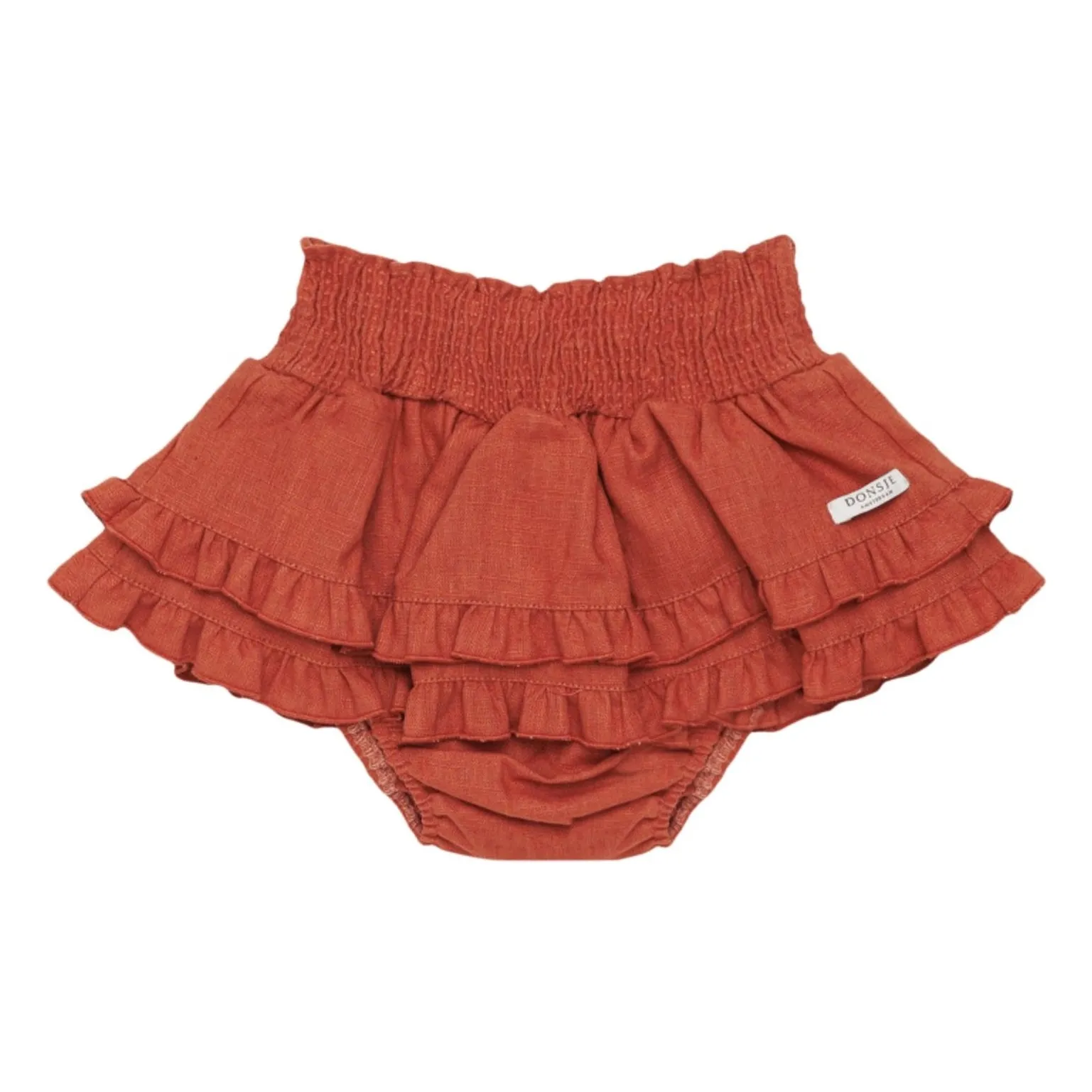 Donsje Faded Red Bloomer Skirt Vaibi Linen